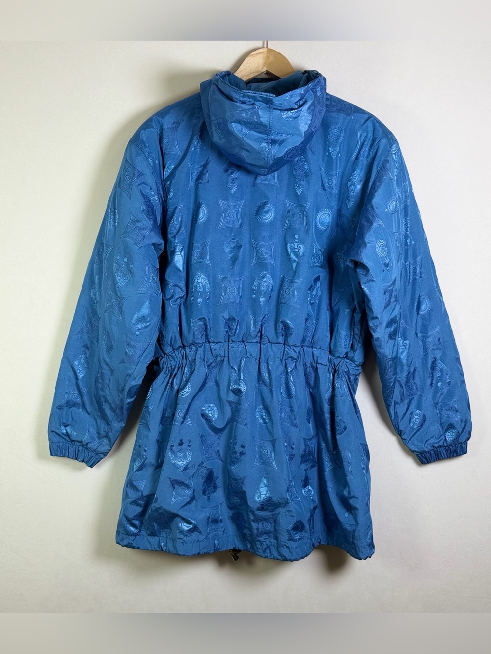 NILS Vintage Women’s Blue Hooded Ski Parka Jacket Made in USA Insulated Retro 90 - Picture 14 of 14